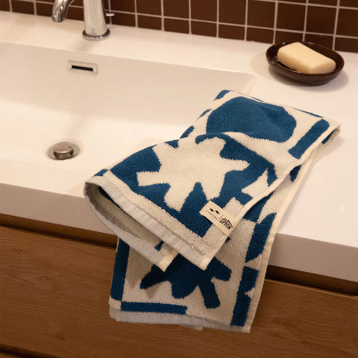 UPTON HAND TOWEL - NAVY