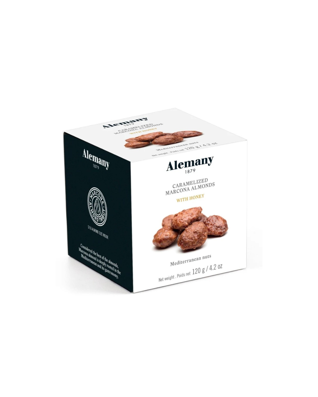 CARAMELIZED ALMONDS WITH HONEY 120G