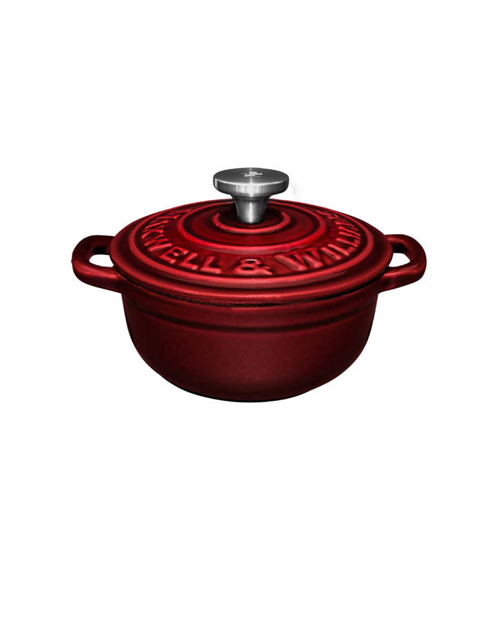 CAST IRON COCOTTE "MERLOT"