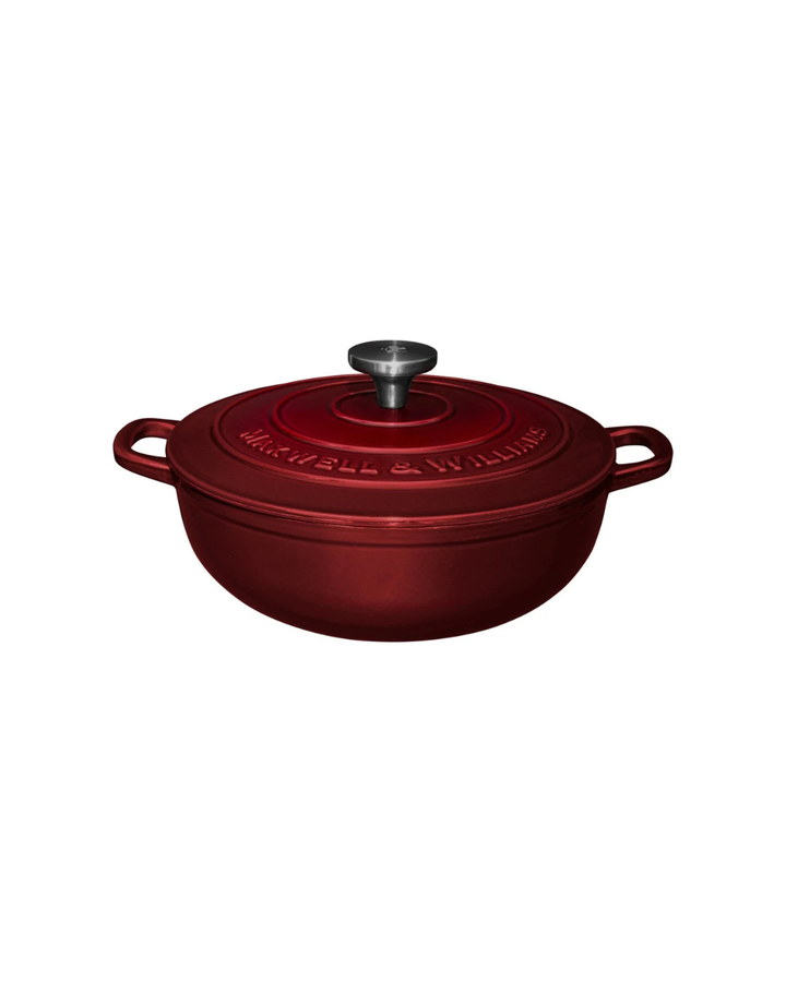 CAST IRON CASSEROLE "MERLOT" 4L
