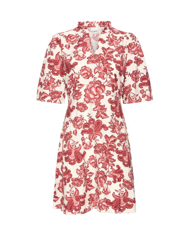 IHGILVIS DRESS "RED FLORAL"
