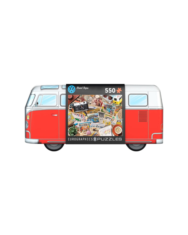 VW ROAD TRIP SHAPED TIN - 550-PIECE PUZZLE