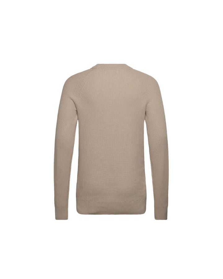 CFKRISTIAN RAGLAN RIB CREWNECK SWEATER "PUMICE STONE"