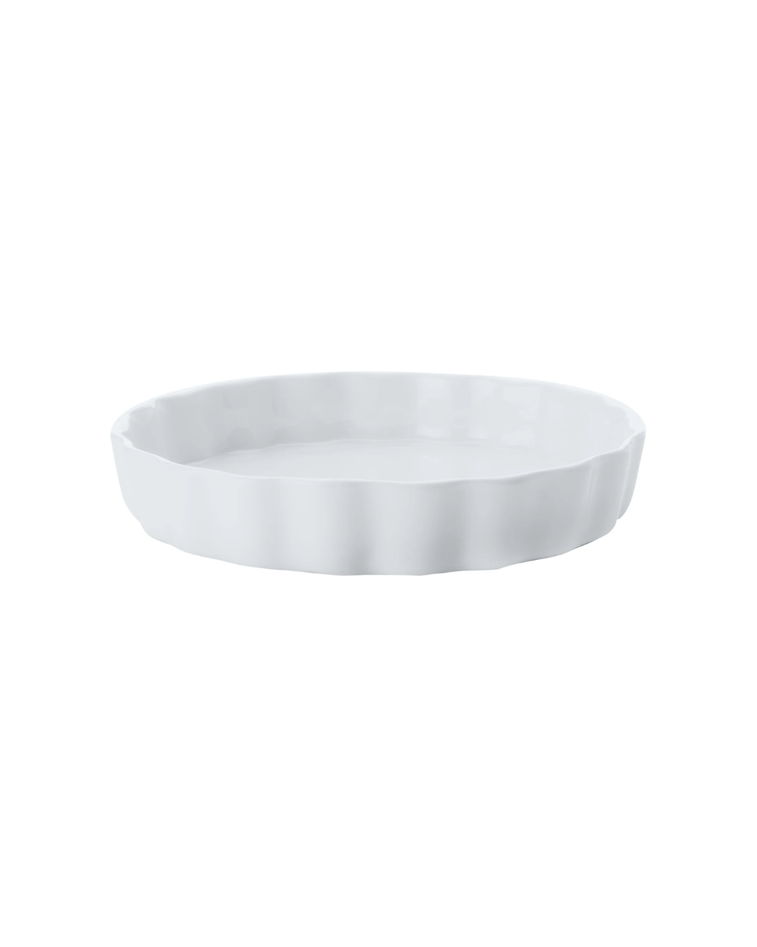 WHITE BASICS FLAN DISH 13CM