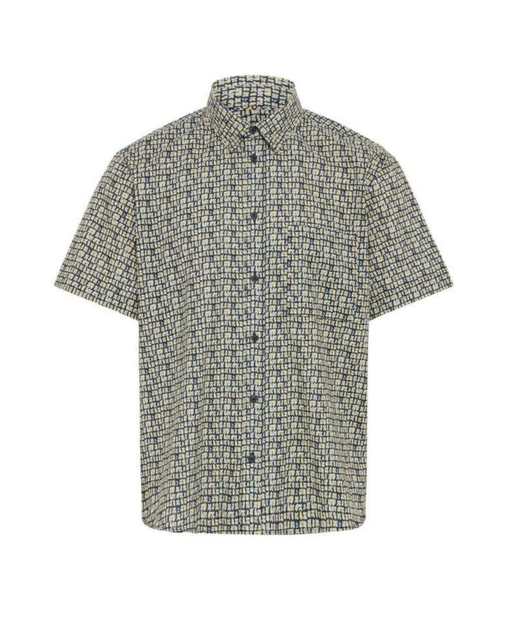 BHDIMY SLUB S/S PRINT SHIRT "SALUTE"