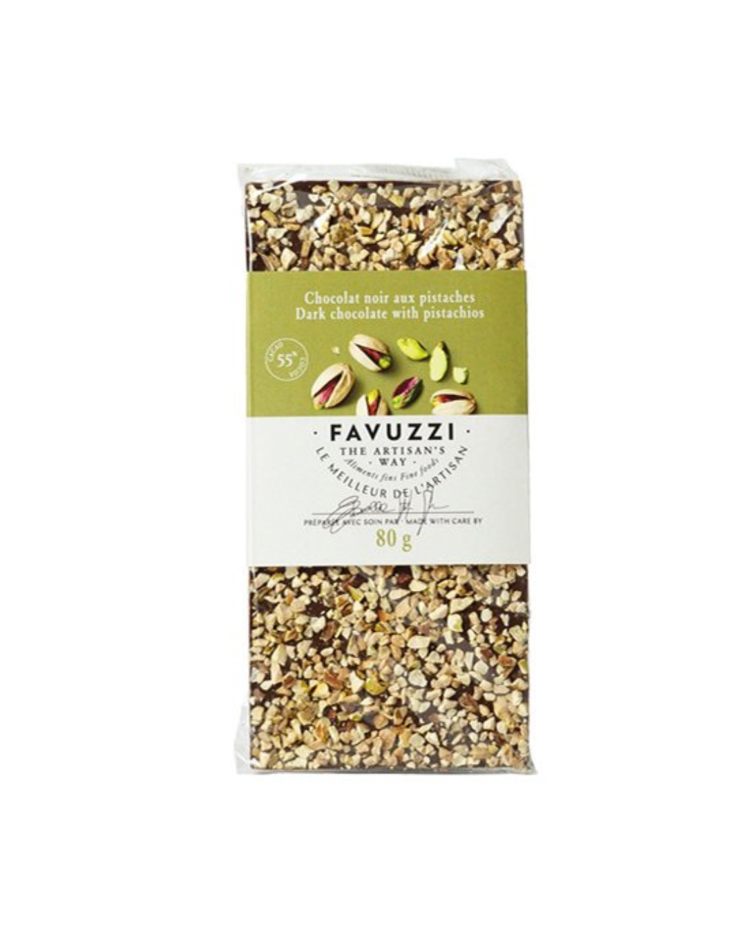 55% CACAO PISTACHIO BAR