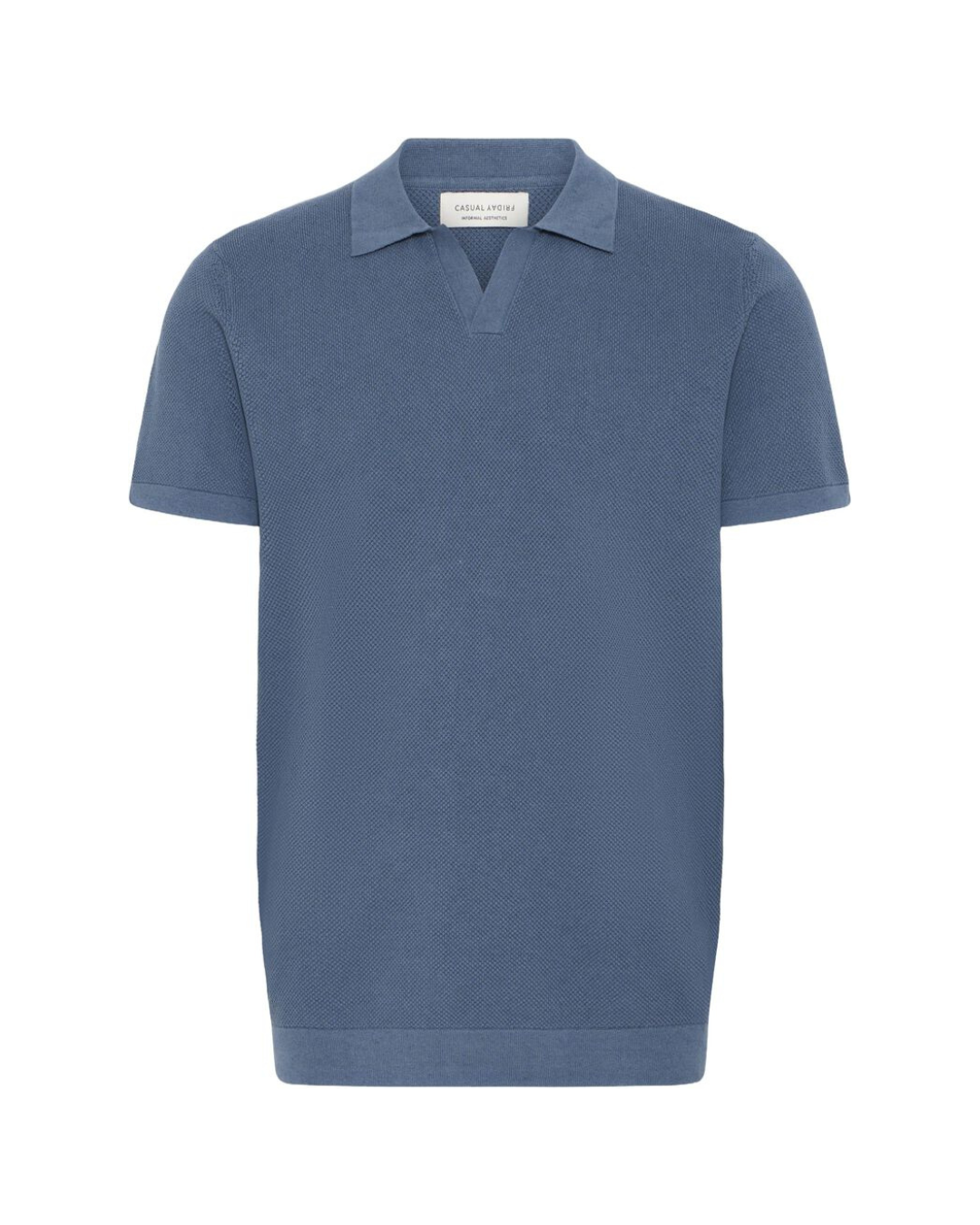 CFMATEO SS STRUCTURED POLO KNIT "BERING SEA"