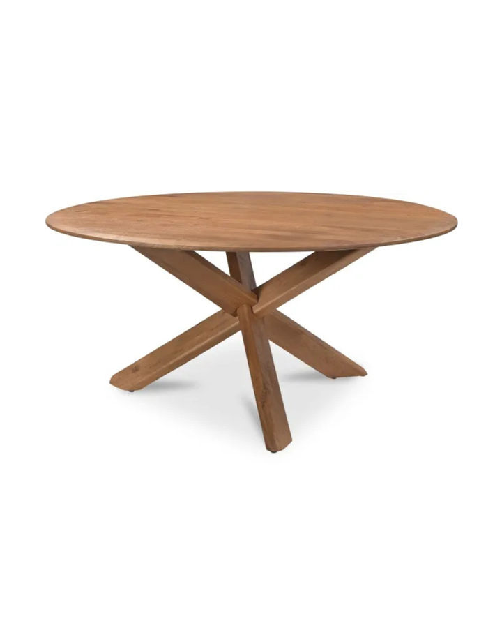 WESLEY DINING TABLE "VINTAGE BROWN"