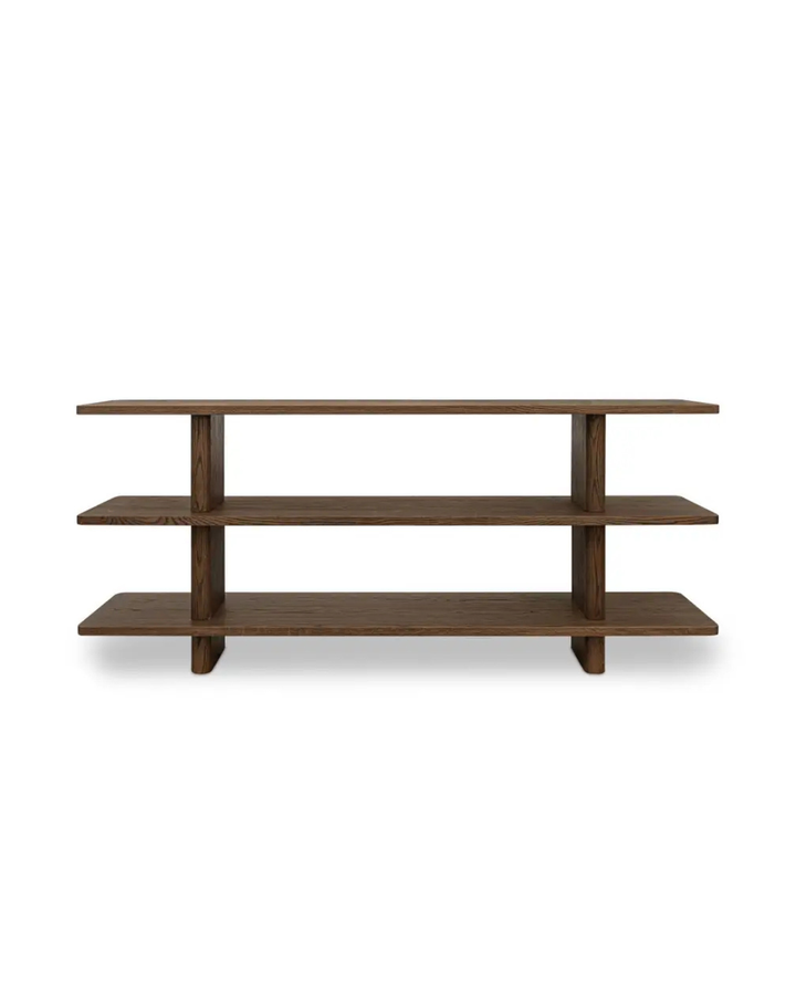 CASEY SMALL BOOKCASE "DARK BROWN"