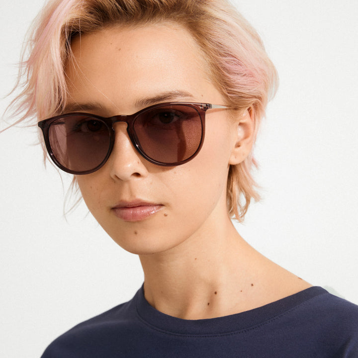 VANILLE SUNGLASSES "BROWN/PINK"