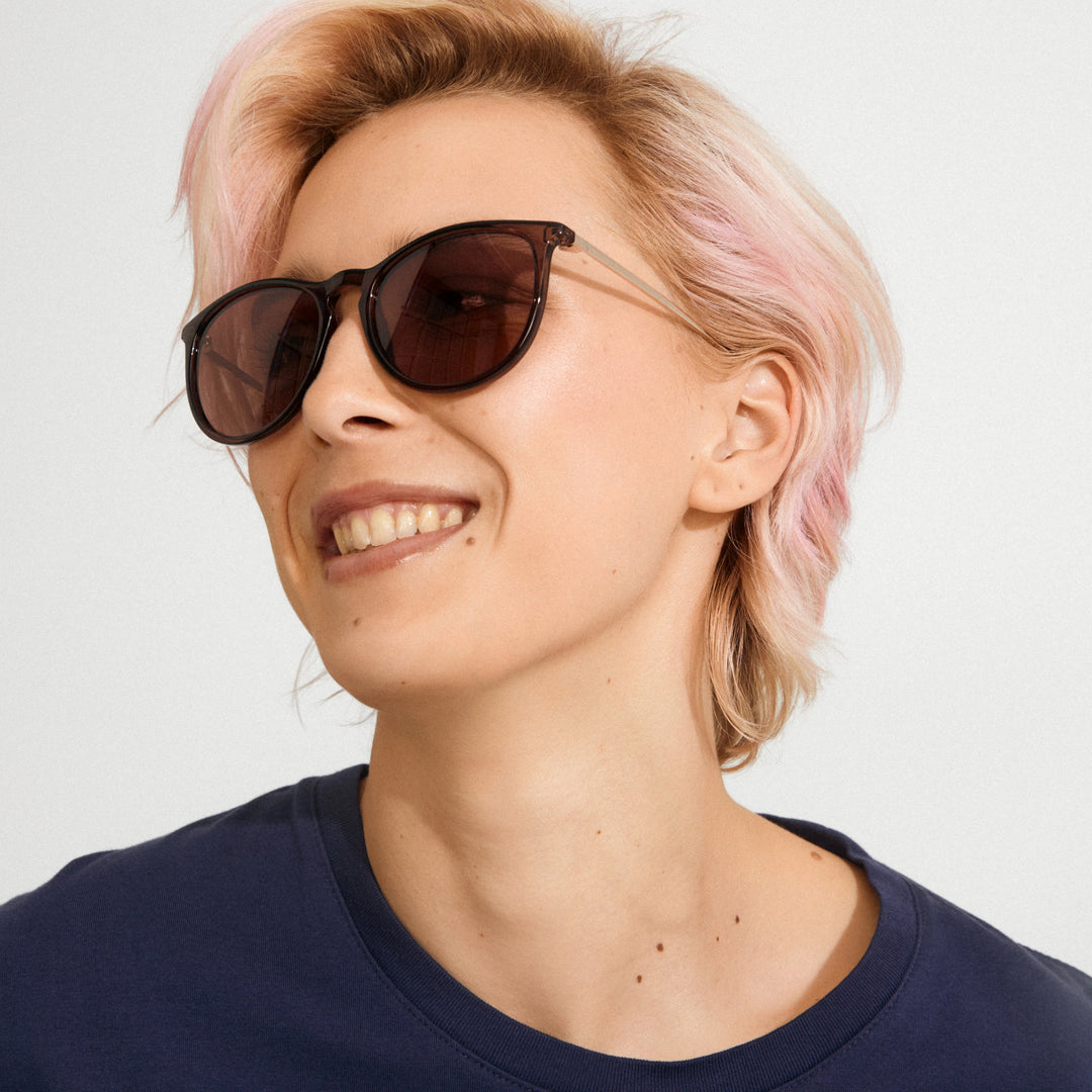 VANILLE SUNGLASSES "BROWN/PINK"