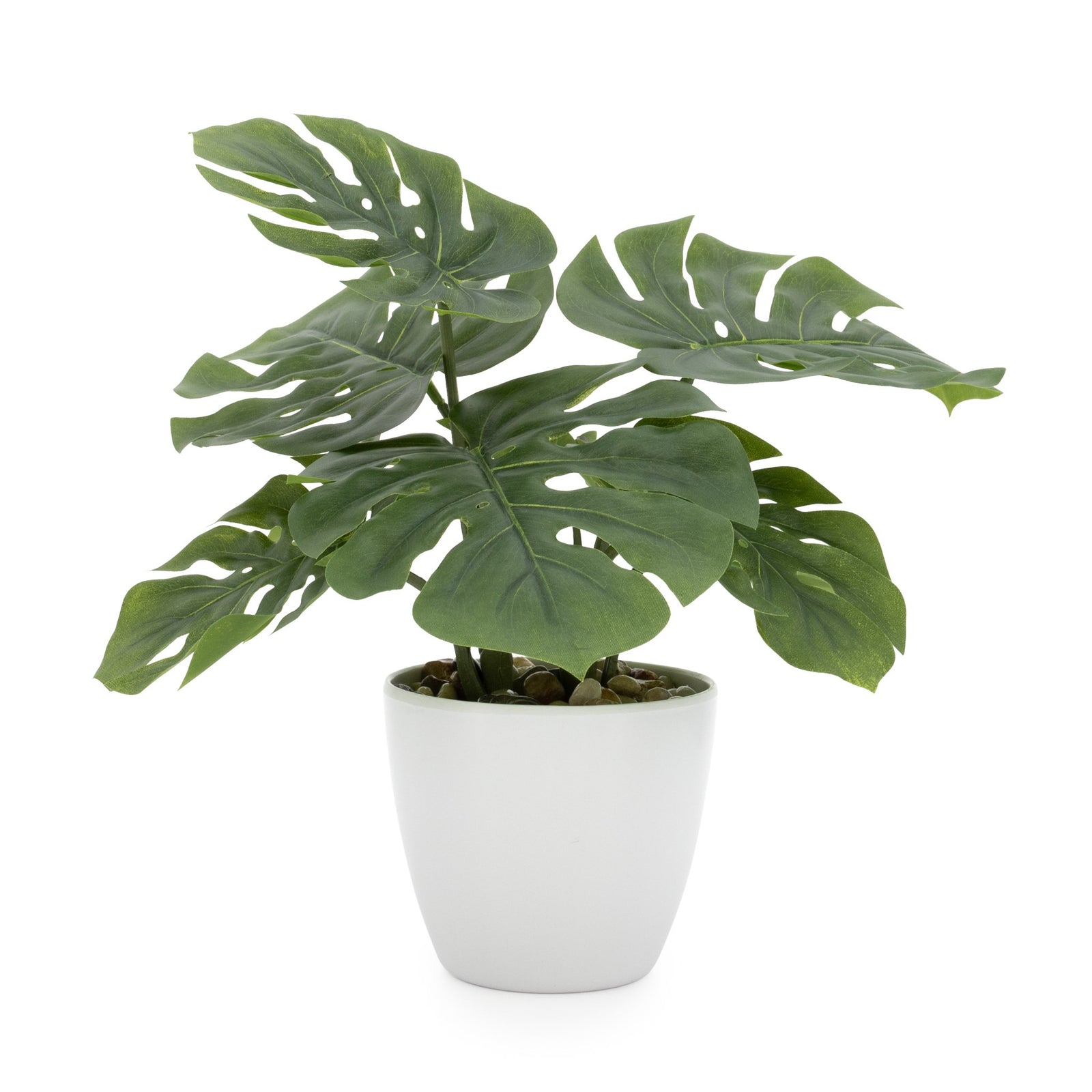 VILLA 4.5D" FAUX POTTED 10" MONSTERA