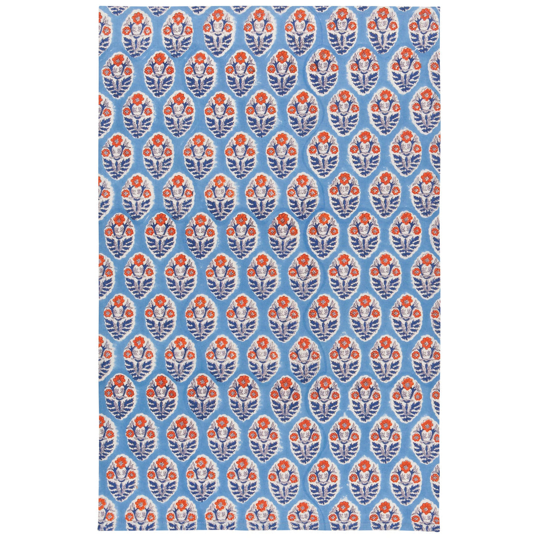 VISTA BLOCK PRINTED DISHTOWEL - SET OF 2
