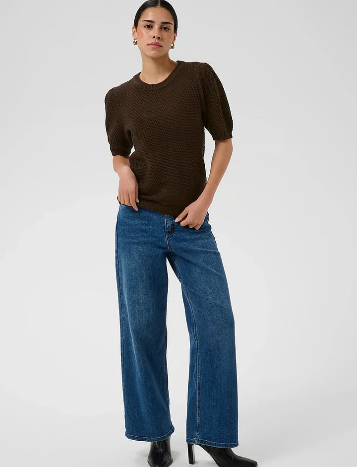 KAVIVIAN KNIT PULLOVER "COFFEE BEAN"