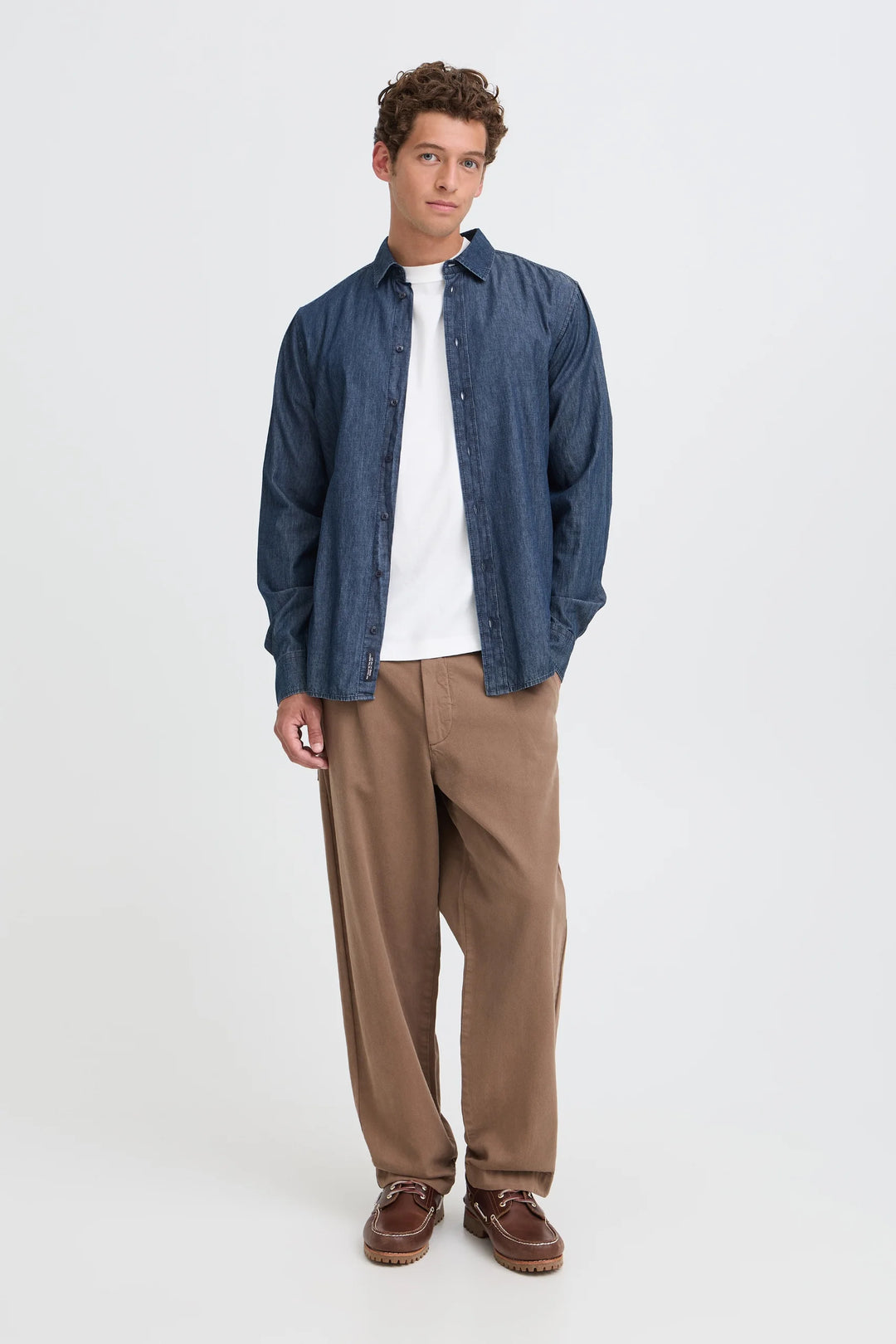 CFJOSHUA SHIRT "DENIM MID BLUE"