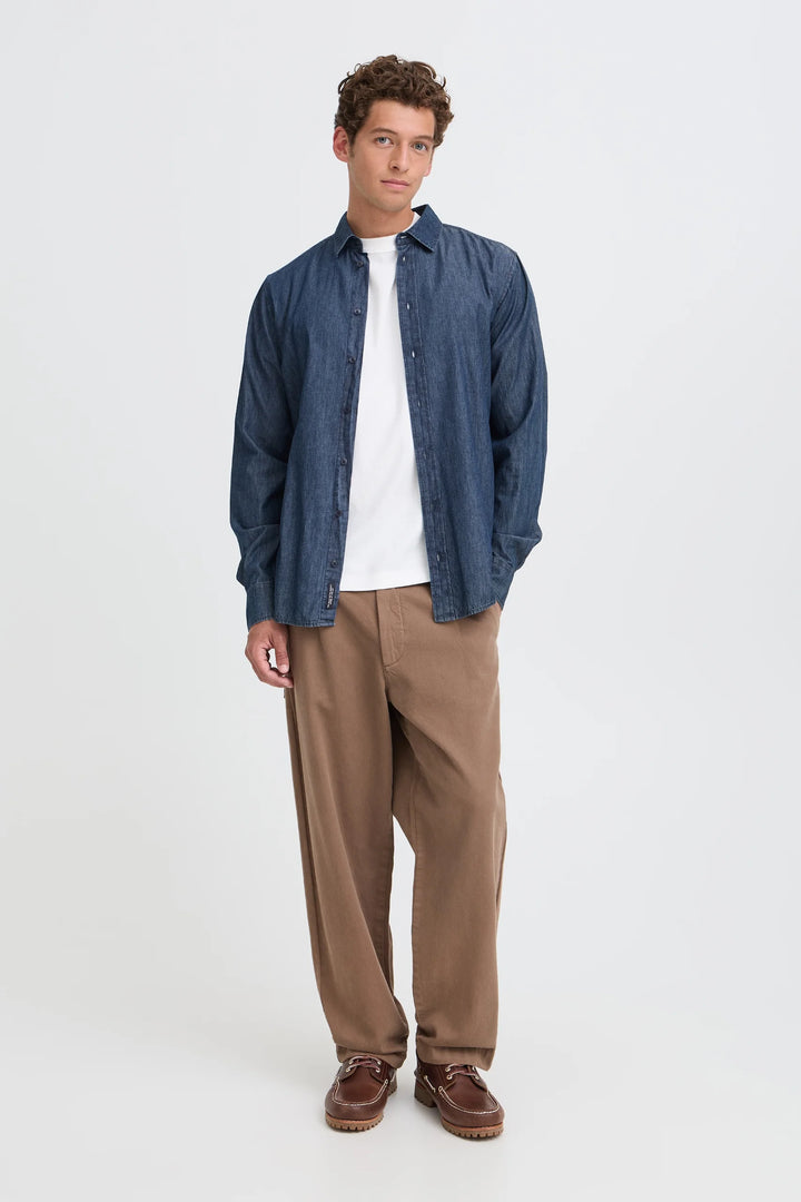 CFJOSHUA SHIRT "DENIM MID BLUE"