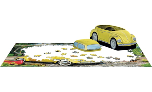 VW BEETLE CAMPING TIN - 550-PIECE PUZZLE