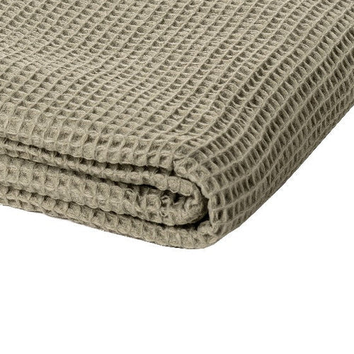 COCO WAFFLE SAGE GREEN THROW 50X60&