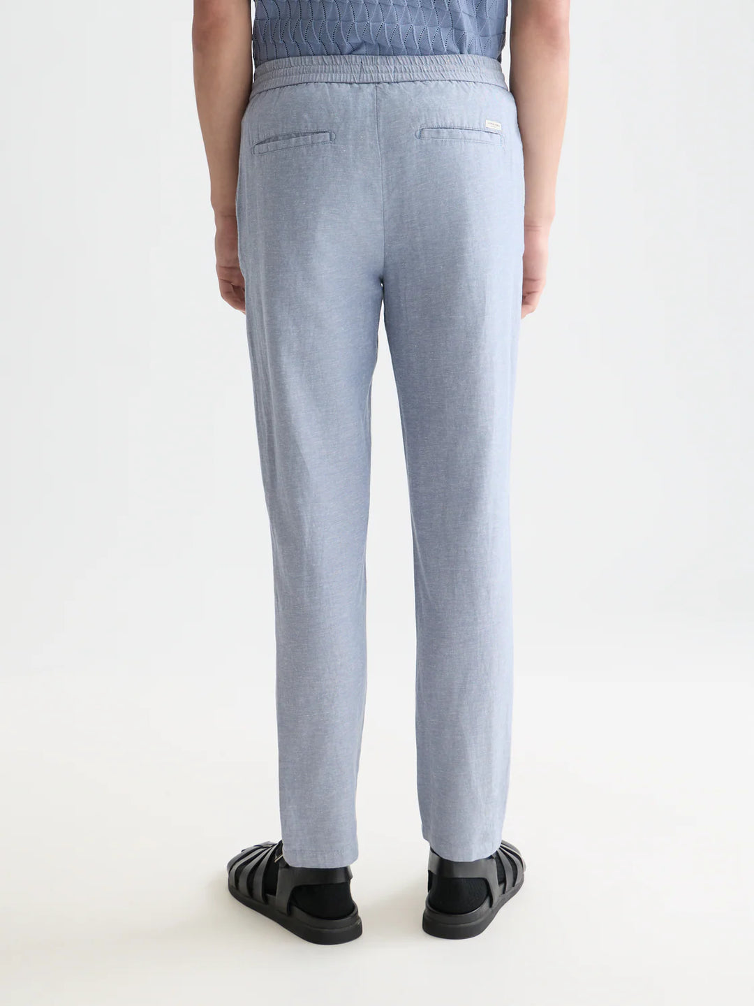 SEASONAL ESSENTIALS WARREN COTTON-LINEN TWILL JOGGERS "INFINITY"