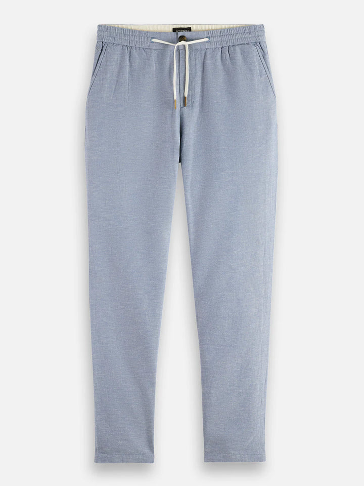 SEASONAL ESSENTIALS WARREN COTTON-LINEN TWILL JOGGERS "INFINITY"