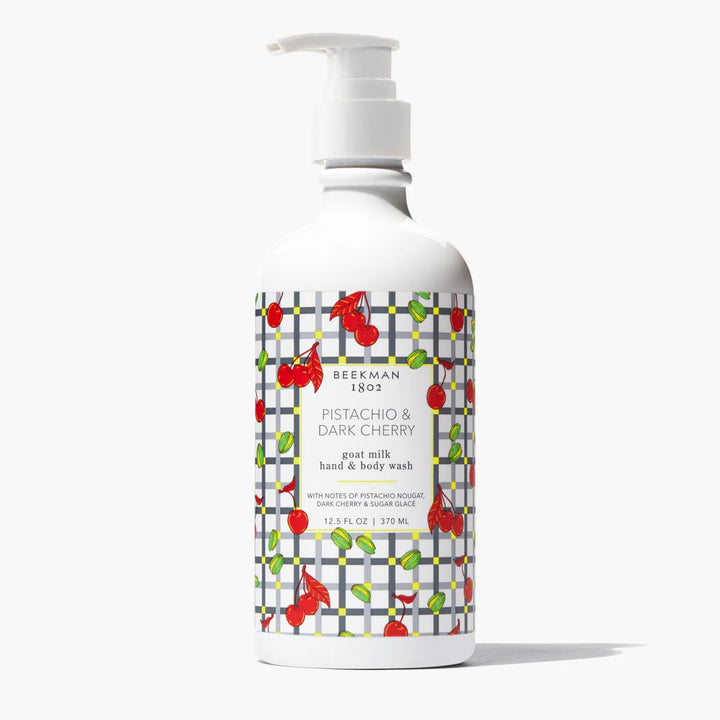 PISTACHIO &amp; DARK CHERRY HAND &amp; BODY WASH 12.5OZ