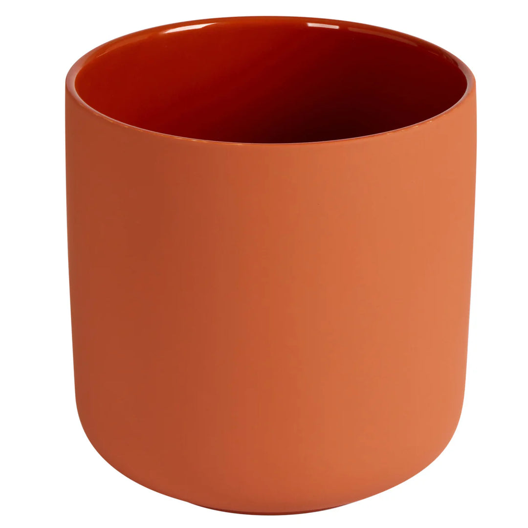 CALLAN CERAMIC WASTE BASKET - TERRA COTTA