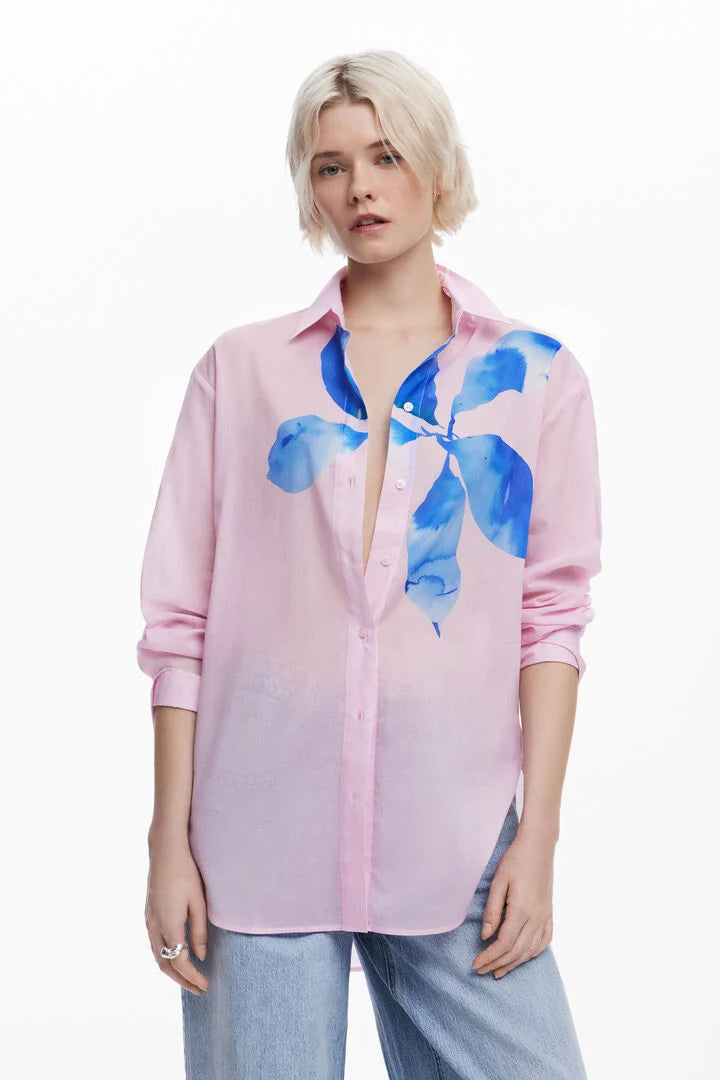 WATER FLOWER SHIRT DESIGNED BY M.CHRISTIAN LACROIX