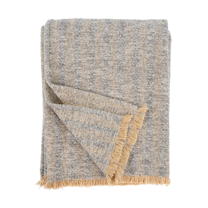WATSON WOVEN THROW - GREY