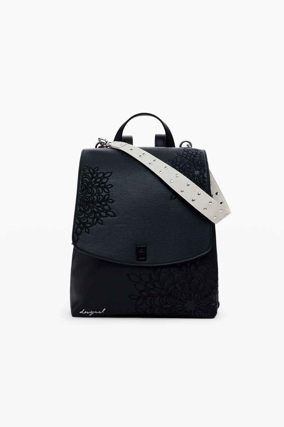 SMALL EMBOSSED FLAP BACKPACK "SIERRA SUMY MINI"
