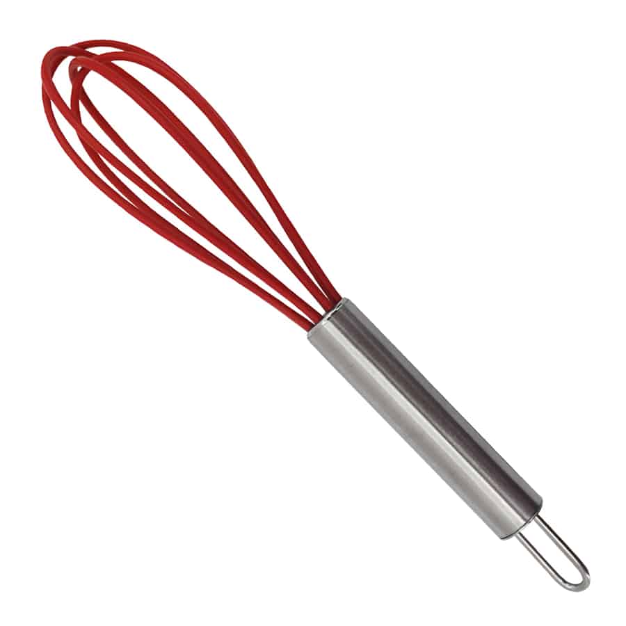 SILICONE WIRE WHISK WITH S/S HANDLE