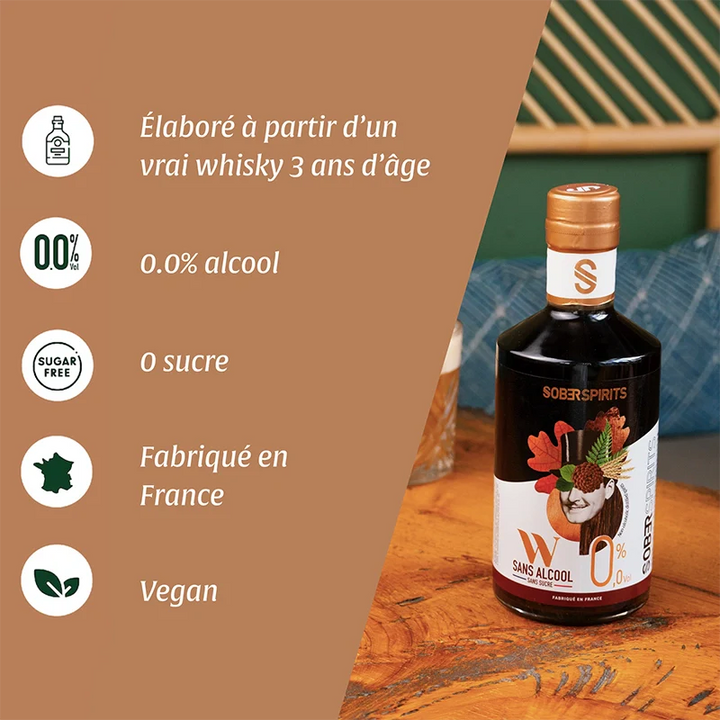 NON-ALCOHOLIC SPIRITS W - BOURBON'S ALTERNATIVE 0.0% 500ML