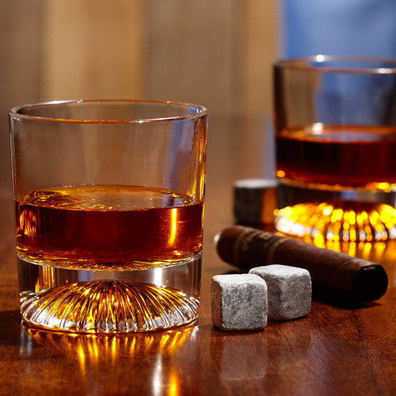 GLOBE ON THE ROCKS PYRAMID OLD FASHION WHISKEY GLASS - 250ML S/4