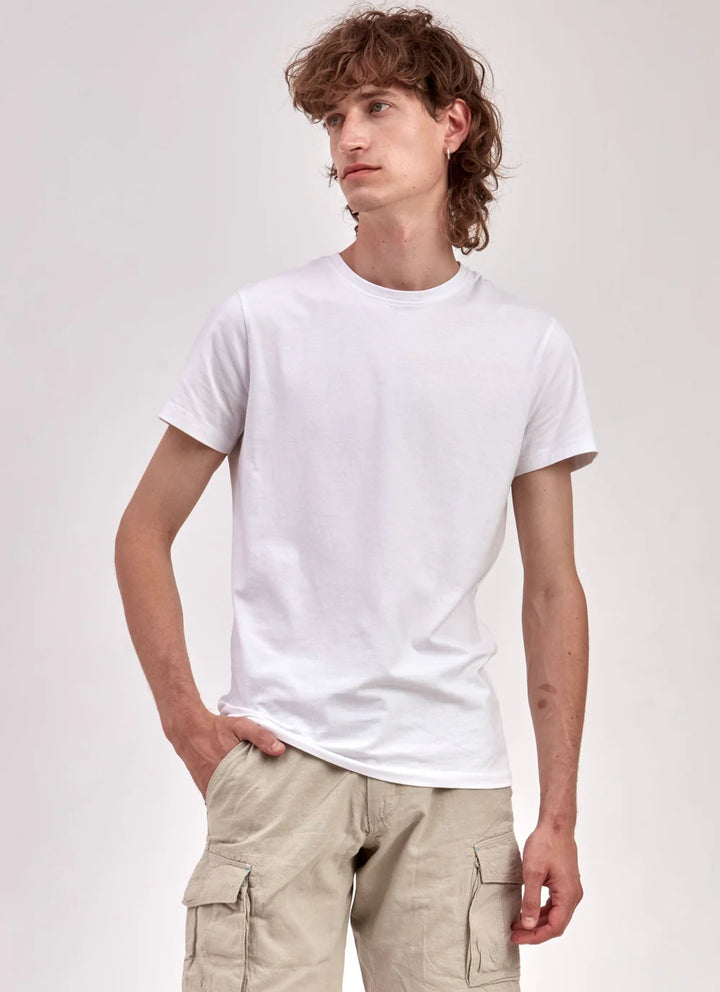 BIX CREWNECK THIS ORGANIC COTTON T-SHIRT - WHITE