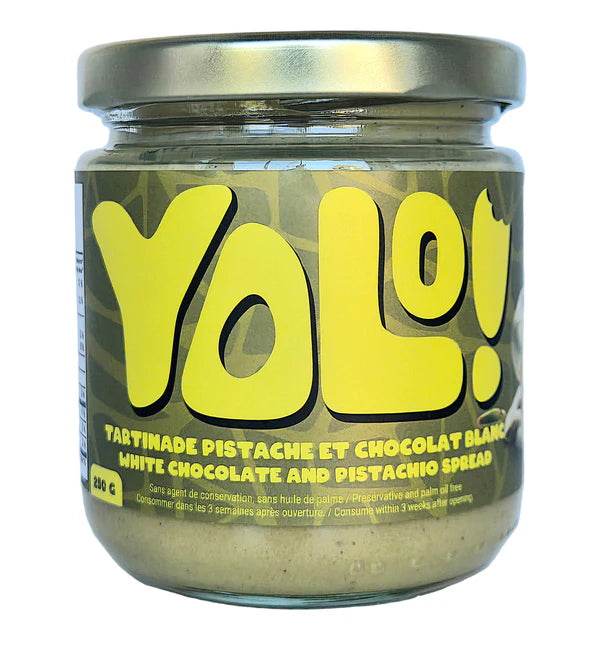 PISTACHIO & WHITE CHOCOLATE SPREAD 250G