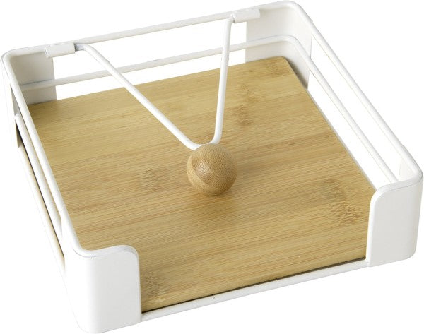 NAPKIN HOLDER - WHITE