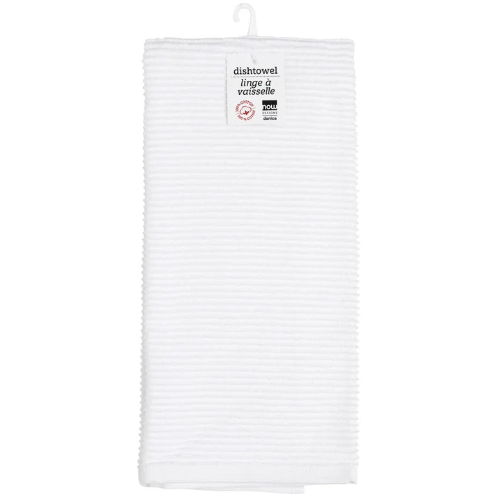 RIPPLE WHITE DISHTOWEL