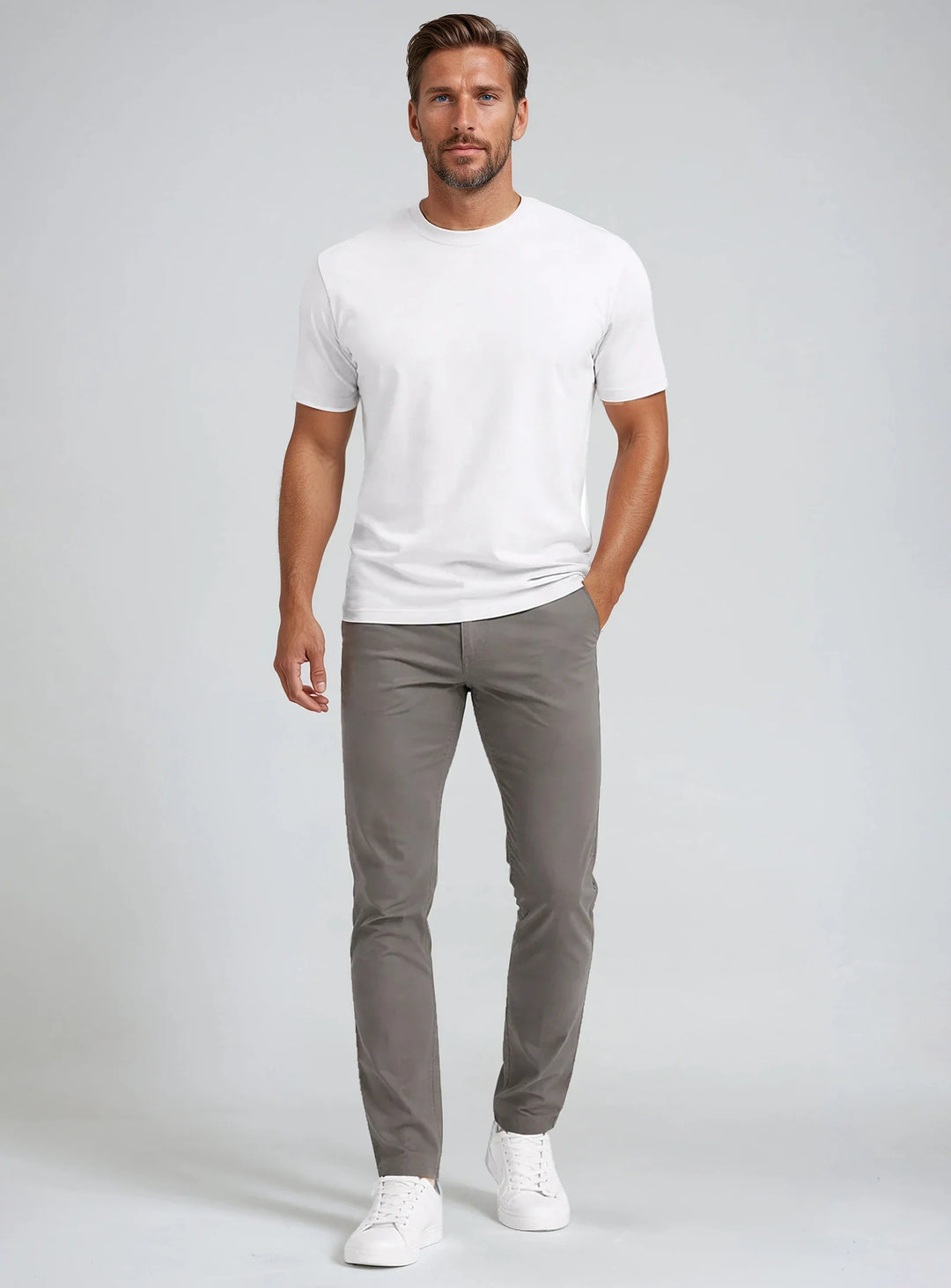 PETE - OVERSIZED CREWNECK T-SHIRT "WHITE"