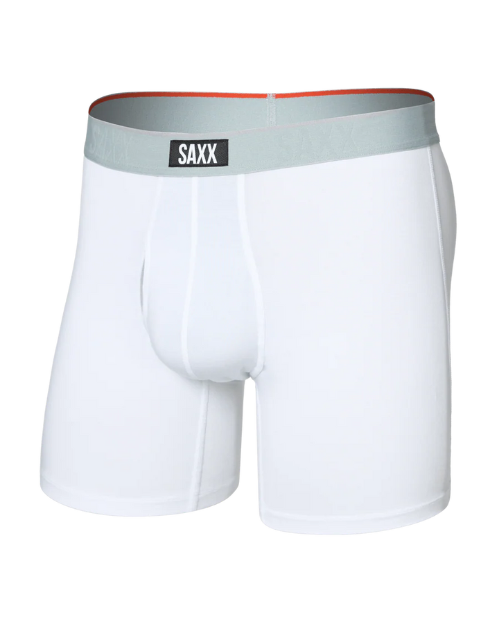 VIBE XTRA SOFT COMFORT BOXER BRIEF 6" "WHITE"