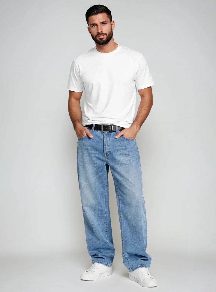 KIX - ESSENTIAL COTTON CREWNECK T-SHIRT "WHITE"