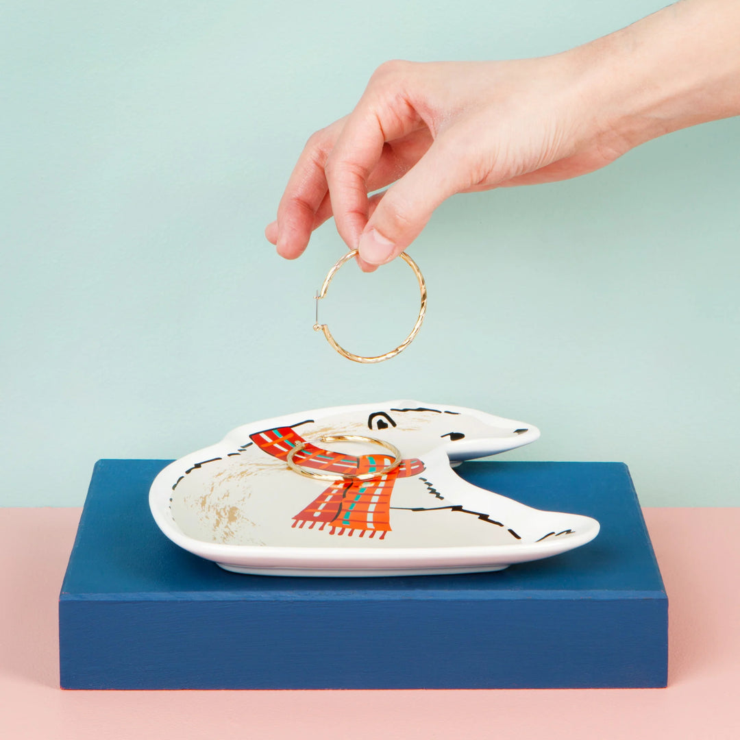 WINTER WILDERLAND SHAPED DISH