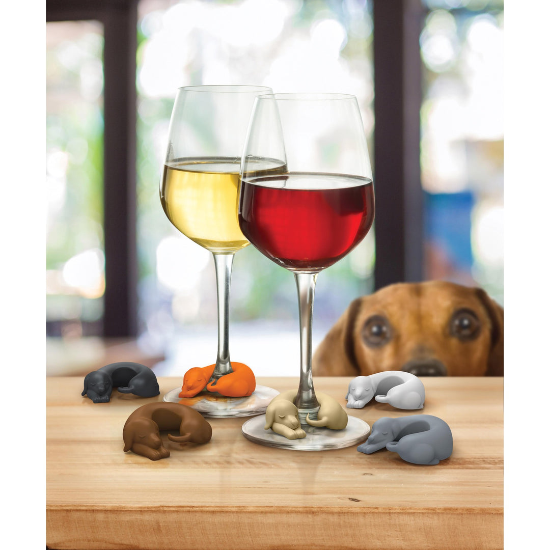FRED & FRIENDS WINER DOGS - DOG DRINK MARKERS - 6