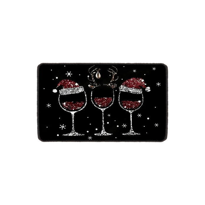 CHRISTMAS WINE POLY MAT 1.5X2.5 (45X75CM)