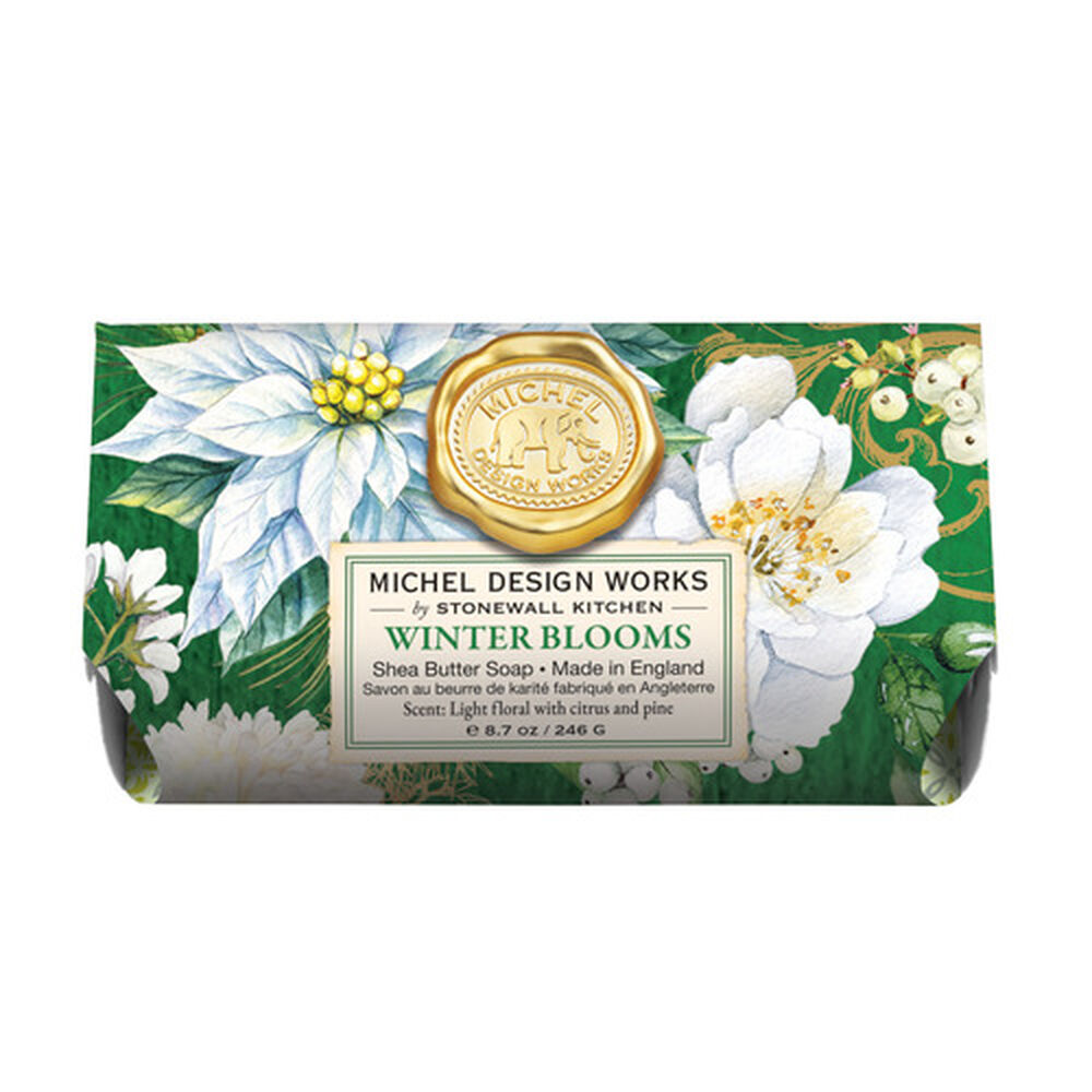 WINTER BLOOMS LARGE BATH SOAP BAR