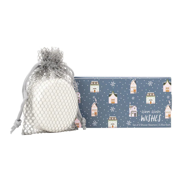 CAIT AND CO WARM WINTER WISHES SHOWER STEAMER GIFT SET