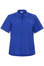 KAFFE KALIANNA BLOUSE BLUSER SURF THE WEB - BLUE