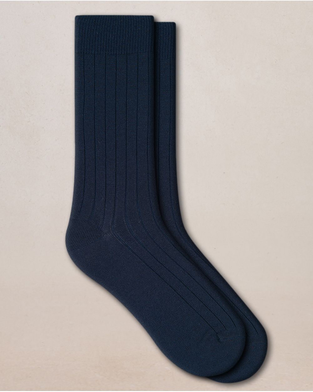 WOOL SOCKS WITH COTTON INSIDE "MARINE"