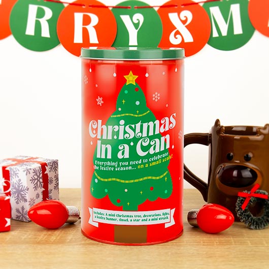 CHRISTMAS IN A CAN