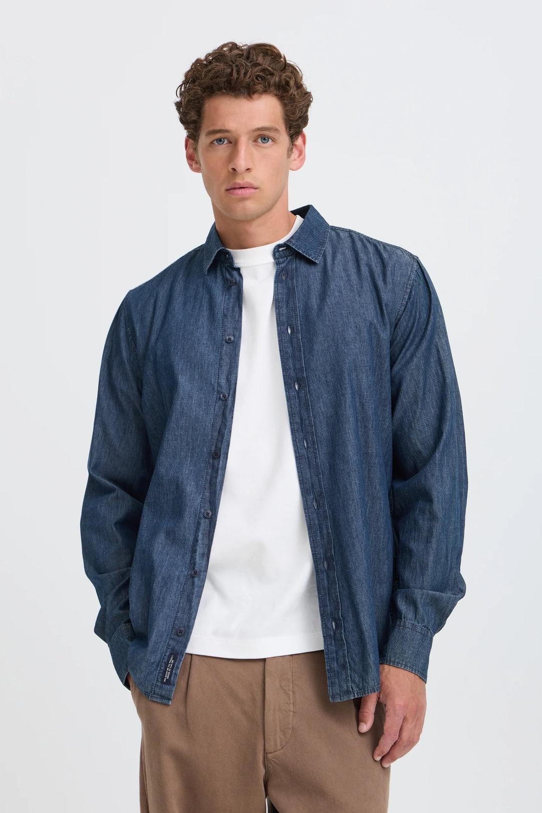 CFJOSHUA SHIRT "DENIM MID BLUE"