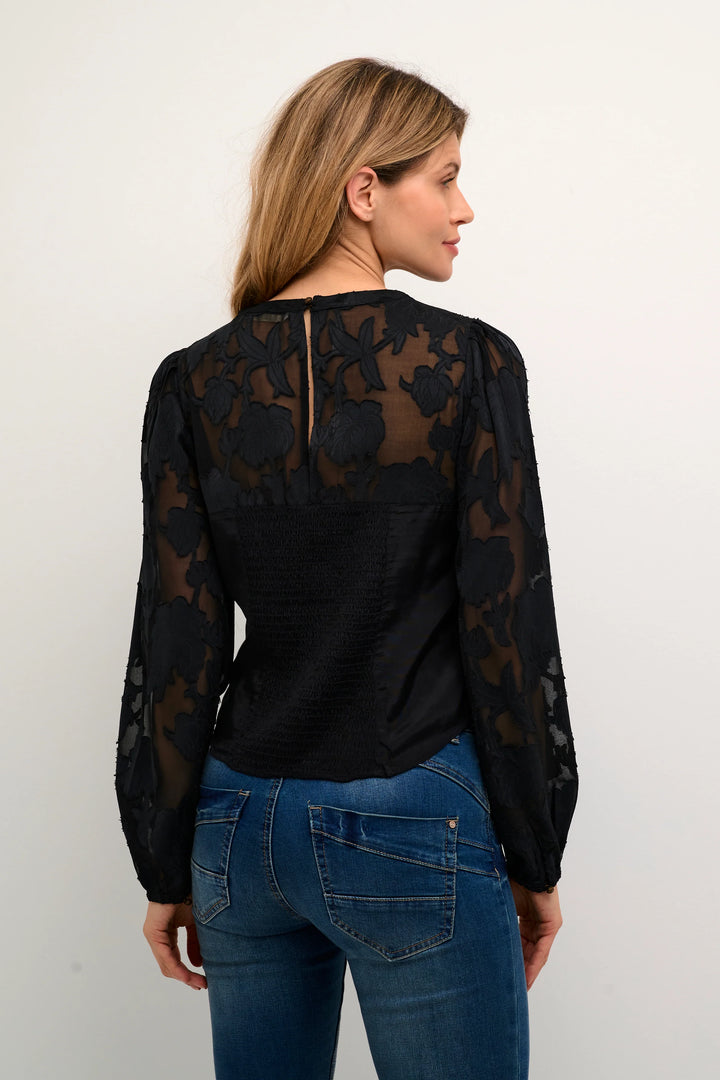 CRYANA BLOUSE - BLACK