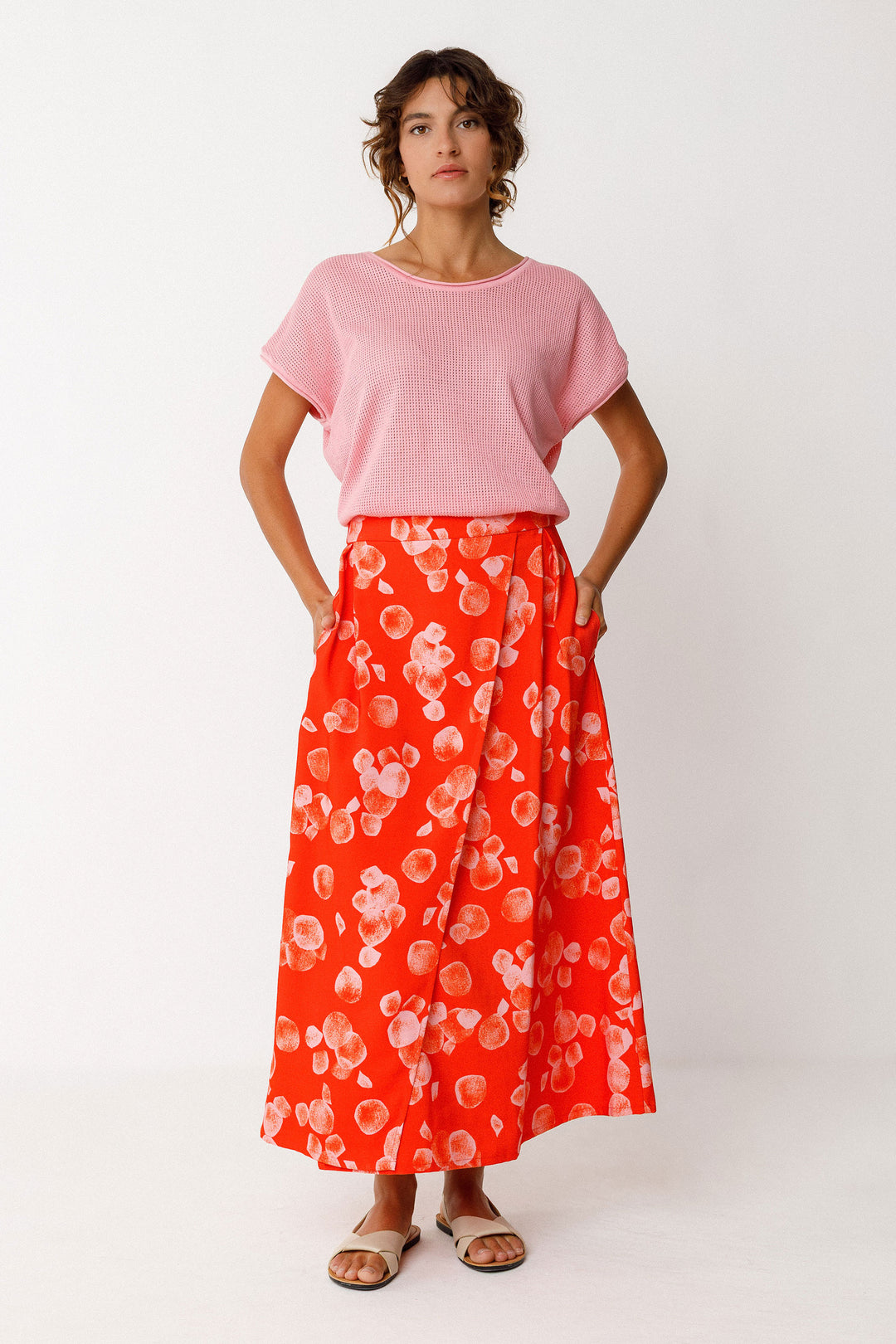 ZELIA-GOTS T-SHIRT PINK